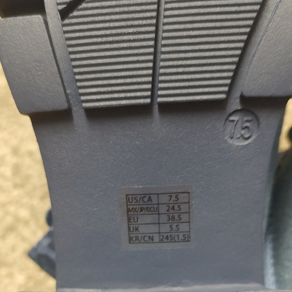 Stylish Blue Combat & Moto Winter Chunky Boots - Picture 6 of 7